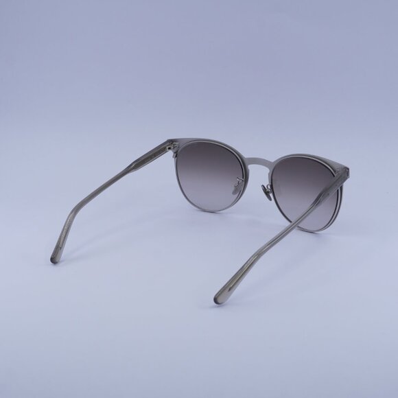 Bottega Veneta BV0225S 002 Sunglasses Silver Square Frame, Brown Gradient Lenses main image 5